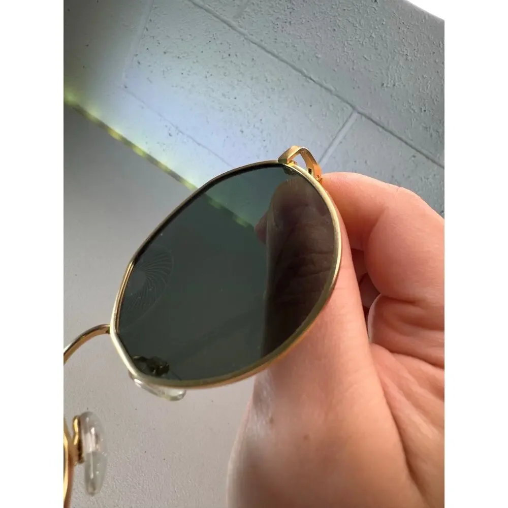 carve harper polarized sunglasses gold metal oval frame dark lenses cat 3